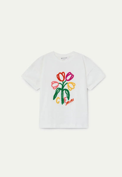 T-SHIRT FIORI RICAMATI