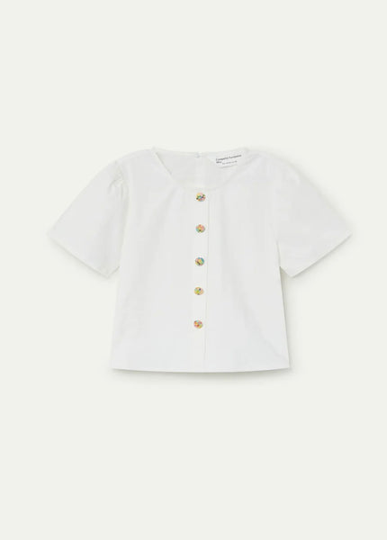 TOP BOTTONI MULTICOLOR