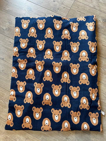 COPERTA BLU CON ORSI