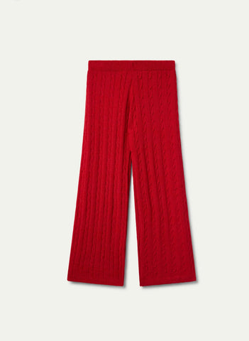 PANTALONE ROSSO IN MAGLIA