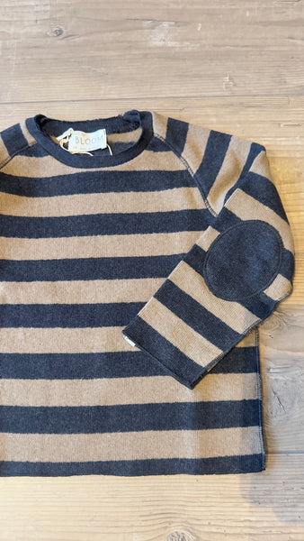 MAGLIONE RIGHE+TOPPE
