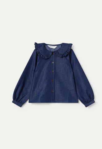 CAMICIA EFFETTO DENIM