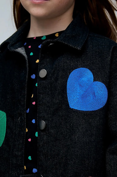 CAMICIA DENIM CUORI