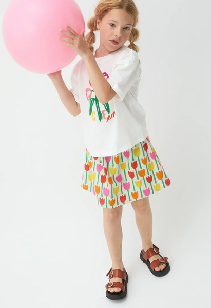 T-SHIRT FIORI RICAMATI