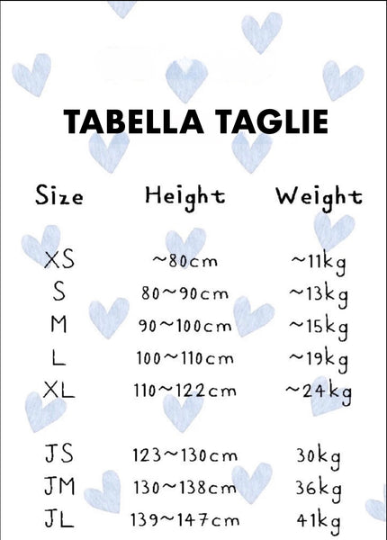 PRE-ORDER TUTA OVERSIZE UNISEX (da 1-2 anni a 5-6 anni)
