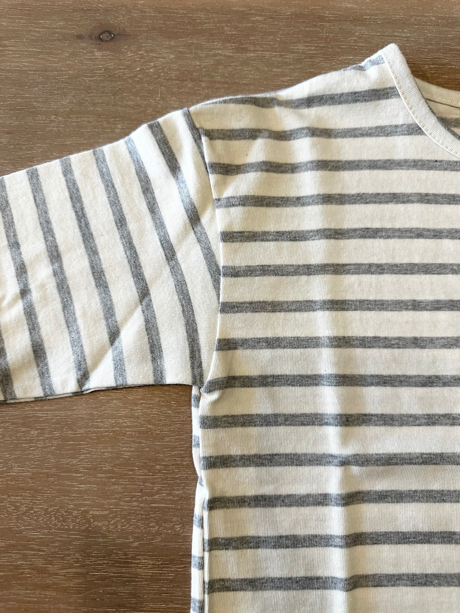 T-SHIRT RIGHE MELANGE