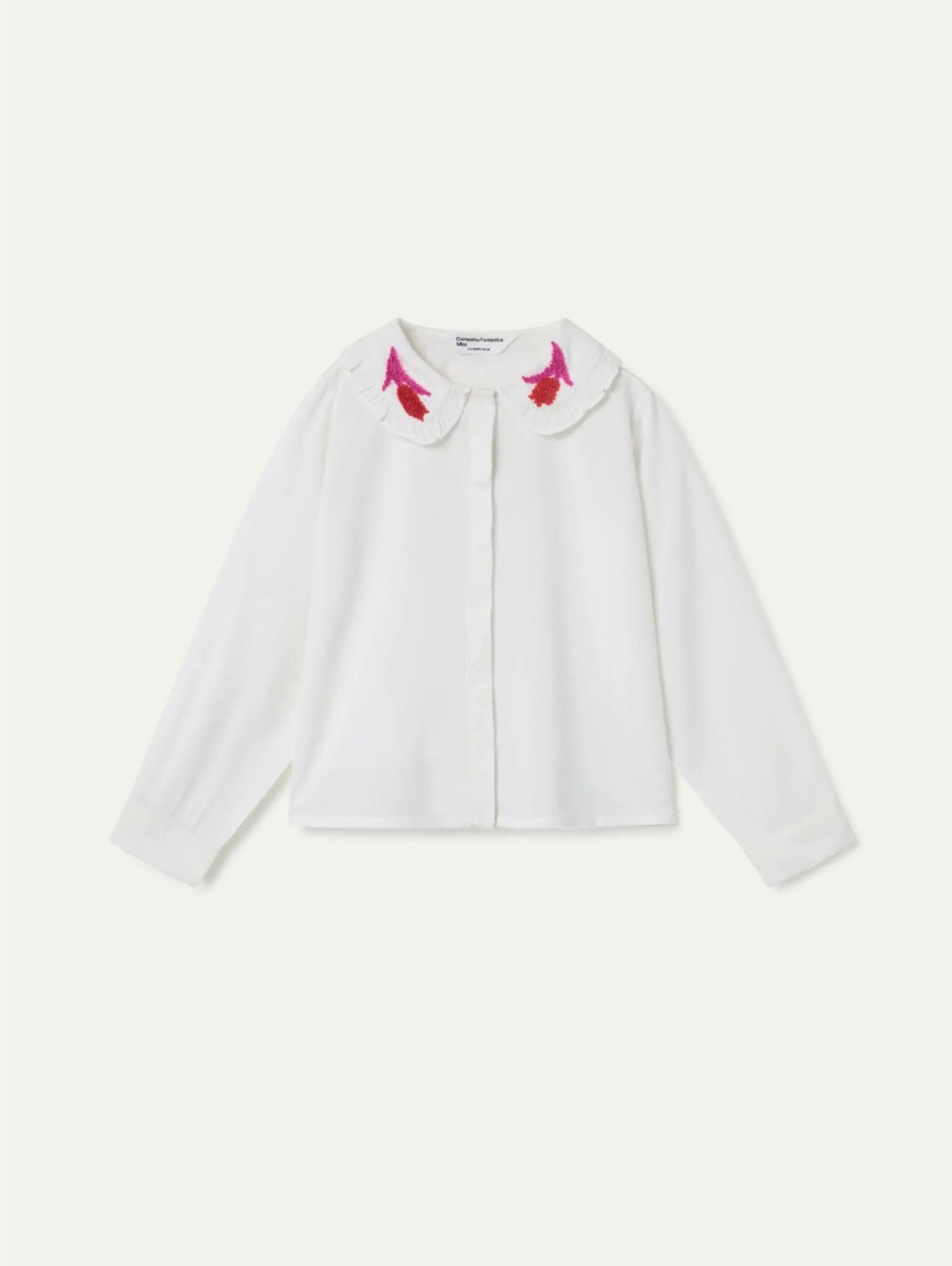CAMICIA RICAMO FIORE