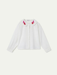 CAMICIA RICAMO FIORE