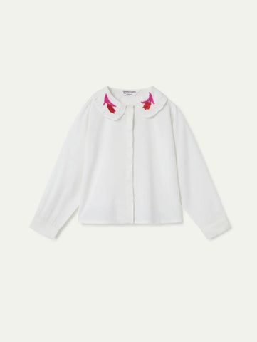 CAMICIA RICAMO FIORE