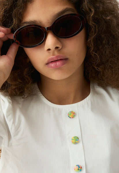 TOP BOTTONI MULTICOLOR