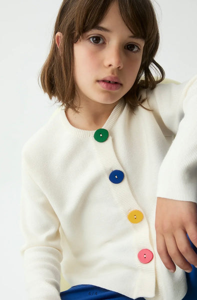 CARDIGAN BOTTONI COLORATI