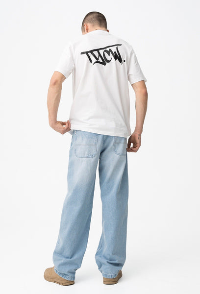 JEANS PALAZZO CHIARO