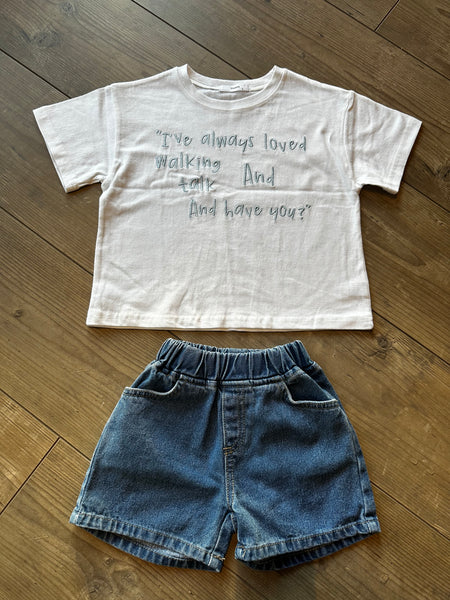 DENIM SHORTS