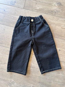 JEANS PALAZZO NERO