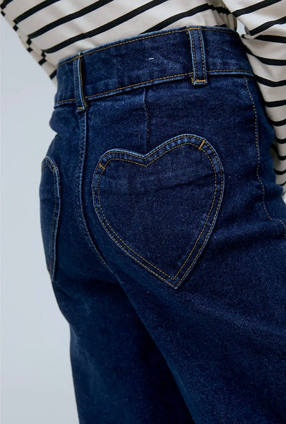 JEANS TASCA A CUORE