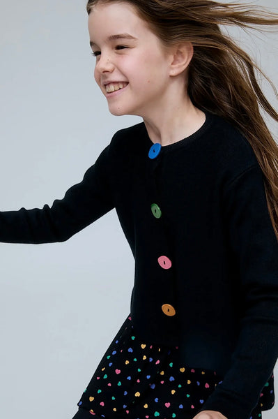 CARDIGAN BOTTONI COLORATI