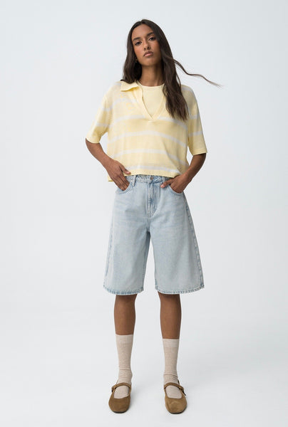 MAXI BERMUDA IN DENIM
