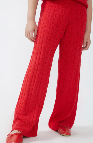 PANTALONE ROSSO IN MAGLIA