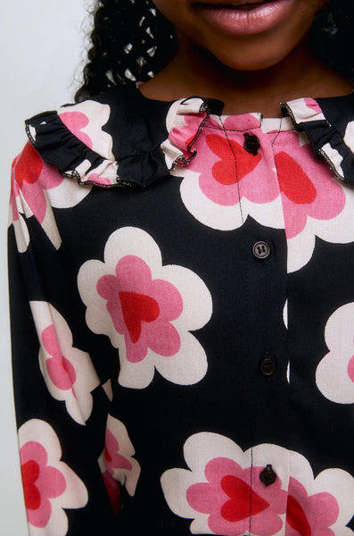 CAMICIA FIORI A CUORE